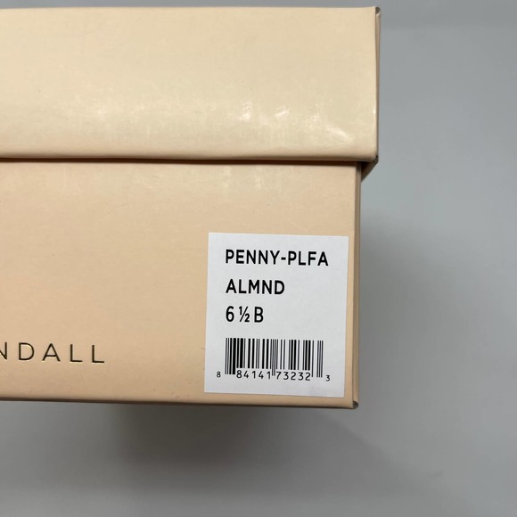 NWB Loeffler Randall Women's Almond Cream Penny Pleated Bow Slide Sandal 6.5 - Picture 12 of 12